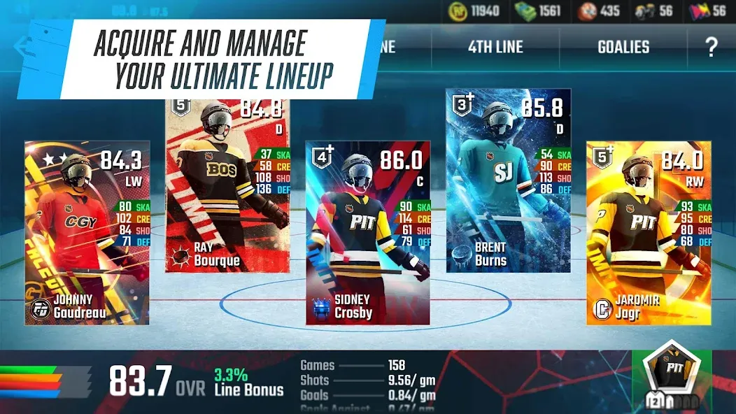 Franchise Hockey 2024 (Франшиз Хоккей 2019)  [МОД Бесконечные деньги] Screenshot 1