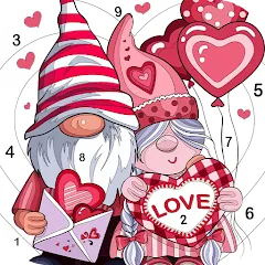 Взломанная Love, Heart Coloring Book  [МОД Бесконечные деньги] - стабильная версия apk на Андроид