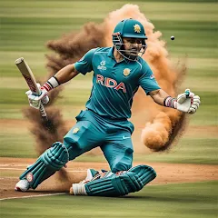 Взломанная World Cricket Games Offline  [МОД Mega Pack] - полная версия apk на Андроид
