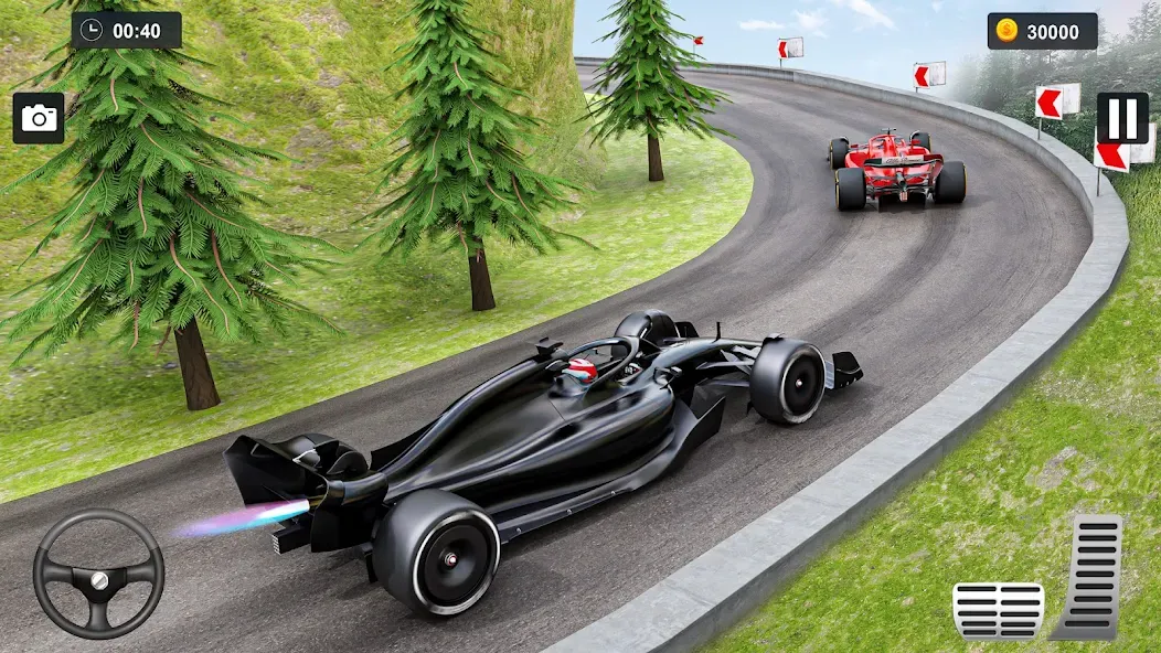 Formula Car Stunt - Car Games (Формула автомобиль трюк)  [МОД Бесконечные монеты] Screenshot 1
