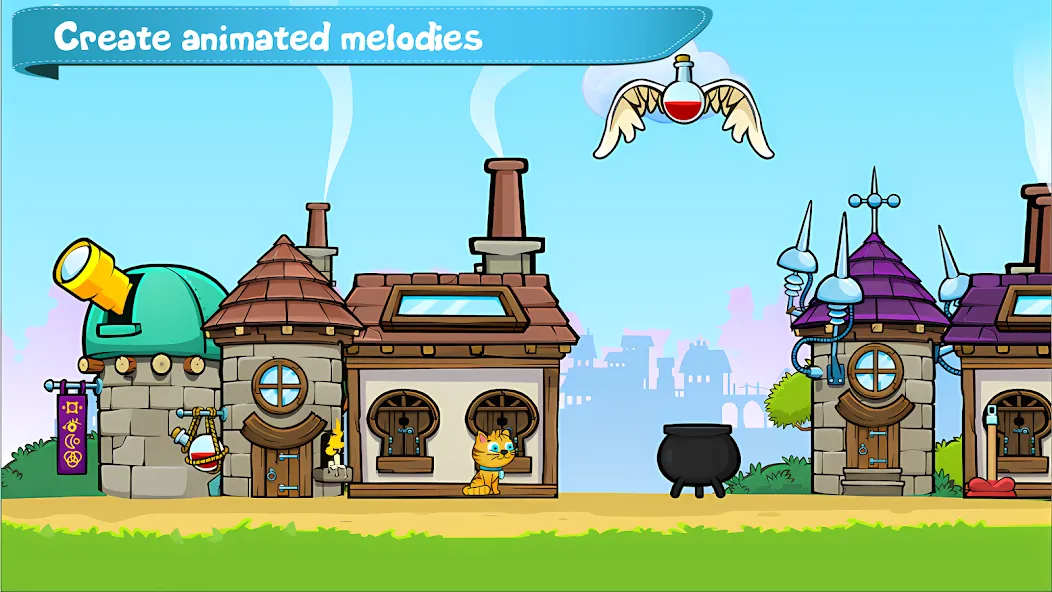 Cat Piano Meow - Sounds & Game  [МОД Unlocked] Screenshot 3