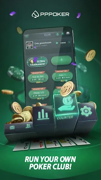 PPPoker-Home Games  [МОД Меню] Screenshot 3