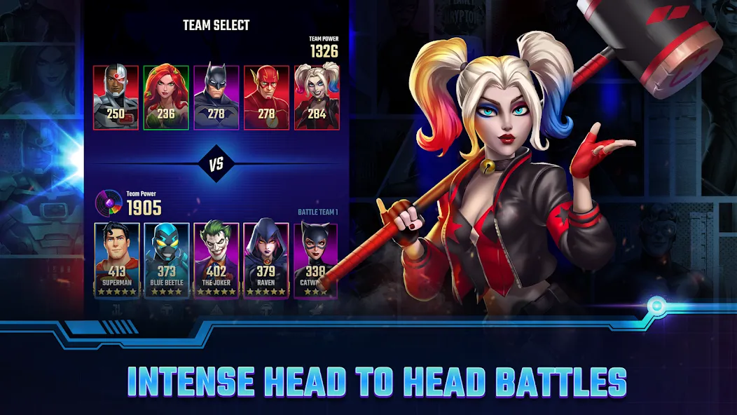 DC Heroes & Villains: Match 3  [МОД Unlimited Money] Screenshot 2