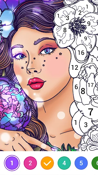 Magic Paint: Color by number (Магик Пейнт)  [МОД Меню] Screenshot 1