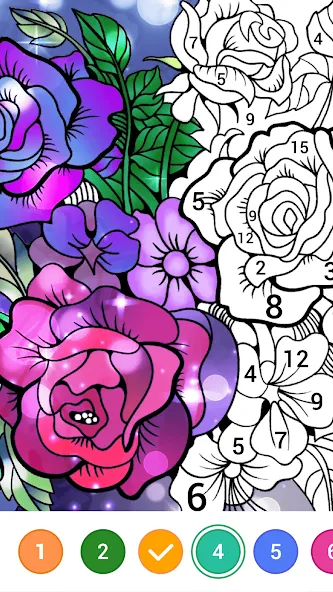 Magic Paint: Color by number (Магик Пейнт)  [МОД Меню] Screenshot 2