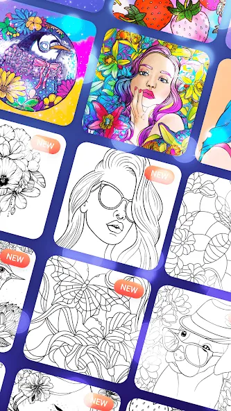 Magic Paint: Color by number (Магик Пейнт)  [МОД Меню] Screenshot 3