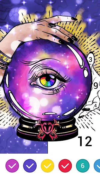 Magic Paint: Color by number (Магик Пейнт)  [МОД Меню] Screenshot 4
