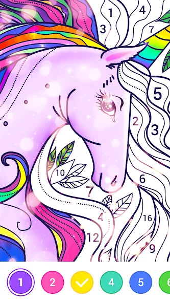 Magic Paint: Color by number (Магик Пейнт)  [МОД Меню] Screenshot 5