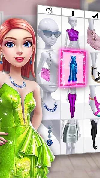 Fashion Makeover Stylist Game  [МОД Бесконечные монеты] Screenshot 1